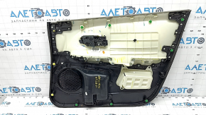 Door trim card front left Honda HR-V 16-22 black with gray insert, for dry cleaning, scratches