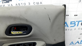 Door trim card front left Honda HR-V 16-22 black with gray insert, for dry cleaning, scratches