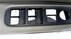 Door trim card front left Honda HR-V 16-22 black with gray insert, for dry cleaning, scratches