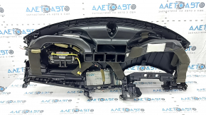 Torpedo front panel with AIRBAG Honda HR-V 16-22 black, scratch