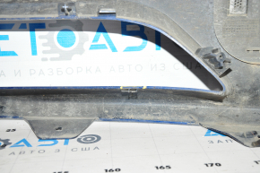 Tesla Model Y 20 bare front bumper - for 6 parking sensors, blue, broken mount, dented, scratches