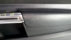 Door trim card front right Ford Mustang mk6 15- black, armrest leather, without overlay, scratches