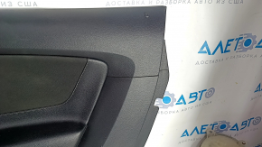 Door trim card front right Ford Mustang mk6 15- black, armrest leather, without overlay, scratches