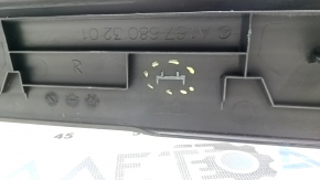 Door sill trim inner front right Mercedes W167 GLE 350 450 20-23 black, broken fasteners, scratches