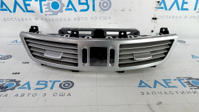 Mercedes W221 central dashboard air duct deflector gray, broken mount, scratches