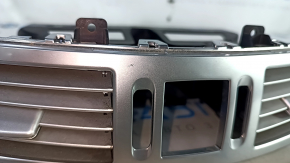 Mercedes W221 central dashboard air duct deflector gray, broken mount, scratches