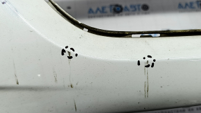 Front bumper bare Honda HR-V 16-18 white, dented, scratches