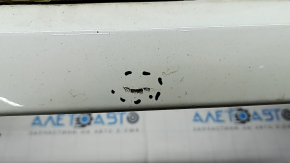 Front bumper bare Honda HR-V 16-18 white, dented, scratches