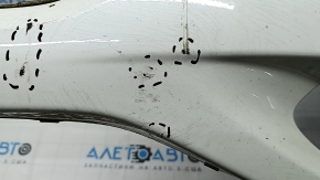 Front bumper bare Honda HR-V 16-18 white, dented, scratches
