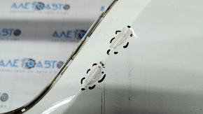 Front bumper bare Honda HR-V 16-18 white, dented, scratches