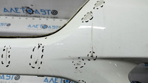Front bumper bare Honda HR-V 16-18 white, dented, scratches