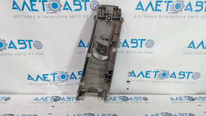 Center pillar trim upper belt left Lexus CT200h 11-17 gray, worn, crack in fastening