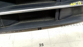 Front bumper grille left Audi A4 B9 17-19 without radar, chrome, sand