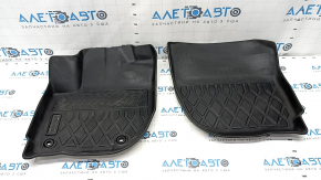 Set of floor mats for Honda HR-V 16-22 rubber black