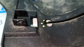 Side arch protection front left Honda HR-V 16-22 is dented, stiffening ribs are torn
