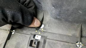 Side arch protection front right Honda HR-V 16-22 is dented, stiffening ribs are torn