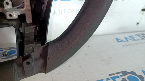 Naked steering wheel Toyota Prius V 12-17 rubber, black, dents, worn