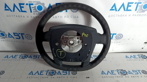 Naked steering wheel Toyota Prius V 12-17 rubber, black, dents, worn