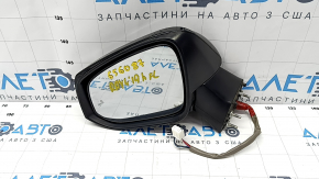 Side mirror left Toyota Rav4 19- 8 pins, turn signal, heated, BSM, black