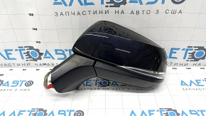 Side mirror left Toyota Rav4 19- 8 pins, turn signal, heated, BSM, black