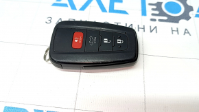 Smart key Toyota Rav4 19-22 4 buttons, hybrid, worn, scratches