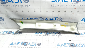 Front pillar trim upper left Audi A4 B9 17- gray, for cleaning