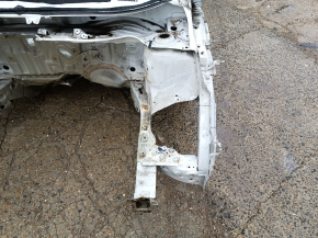 Front left quarter Honda HR-V 16-22 on the body, white, butt
