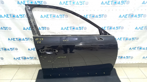 Bare front right door Audi A4 B9 17-19 black LY9B, putty 0.3-0.5
