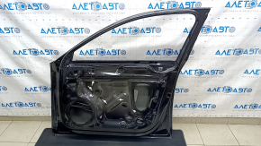 Bare front right door Audi A4 B9 17-19 black LY9B, putty 0.3-0.5