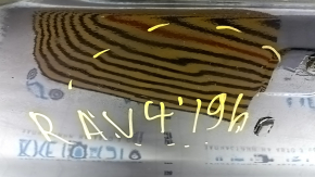 Naked trunk door with glass Toyota Rav4 19- electric, black 218, painted blue 0.35, dents, scratches on glass