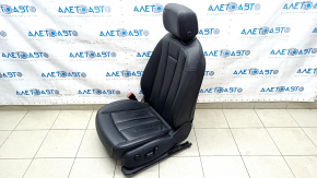 Driver's seat Audi A4 B9 17-19 with airbag, electric, heated, leather, black