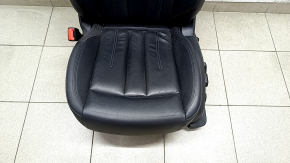 Driver's seat Audi A4 B9 17-19 with airbag, electric, heated, leather, black