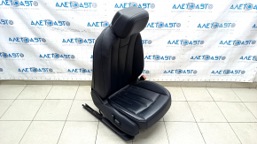 Passenger seat Audi A4 B9 17-19 with airbag, electric, heated, leather, black