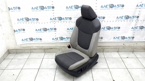 Driver's seat Toyota Rav4 19- without airbag, electric, heated, cloth, combined gray, torn, for dry cleaning