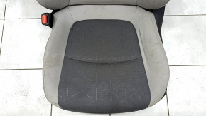 Driver's seat Toyota Rav4 19- without airbag, electric, heated, cloth, combined gray, torn, for dry cleaning