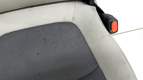 Passenger seat Toyota Rav4 19- without airbag, mechanical, heated, cloth, combined gray, torn, for dry cleaning