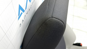 Passenger seat Toyota Rav4 19- without airbag, mechanical, heated, cloth, combined gray, torn, for dry cleaning