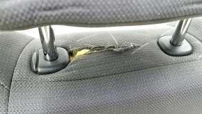 Passenger seat Toyota Rav4 19- without airbag, mechanical, heated, cloth, combined gray, torn, for dry cleaning