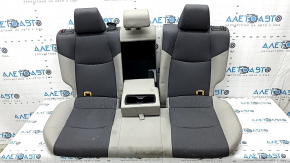 Rear row of seats 2nd row Toyota Rav4 19- cloth, combined gray, hybrid, scratches, for dry cleaning, tear