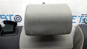 Rear row of seats 2nd row Toyota Rav4 19- cloth, combined gray, hybrid, scratches, for dry cleaning, tear