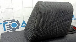 Rear row of seats 2nd row Toyota Rav4 19- cloth, combined gray, hybrid, scratches, for dry cleaning, tear
