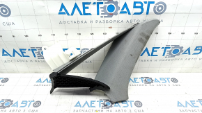 Rear window trim left Audi A4 B9 17- gray, broken fasteners, needs cleaning