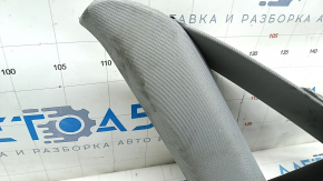 Right rear window trim Audi A4 B9 17- gray, broken fasteners, needs cleaning