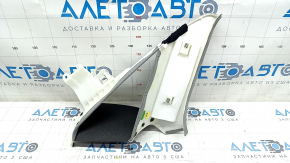Right rear window trim Audi A4 B9 17- gray, broken fasteners, needs cleaning