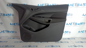 Door trim card front right Ford Transit Connect MK2 13- black, armrest cloth, with black insert, scratches
