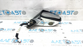 Side mirror right Lincoln MKZ 13-16 12 pins, BSM, turn signal, graphite UH+chrome