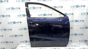 Door bare front right Toyota Rav4 19- black 218, painted blue, made, bumps, dents