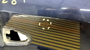 Door bare front right Toyota Rav4 19- black 218, painted blue, made, bumps, dents