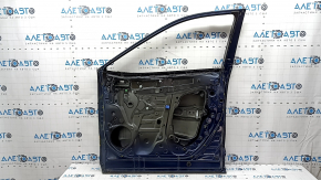 Door bare front right Toyota Rav4 19- black 218, painted blue, made, bumps, dents