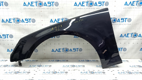 Front left wing Audi A4 B9 17-19 with brackets, black LY9B